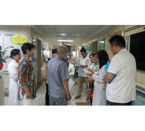 对口支援医院到徐州儿童医院参观交流季度强化大消毒工作