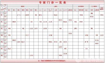 徐州市东方人民医院9月门诊排班请查收!