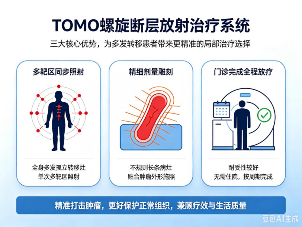 腺癌多点位转移！徐矿总医院TOMO多灶同照，续写肺腺癌晚期患者生存之道