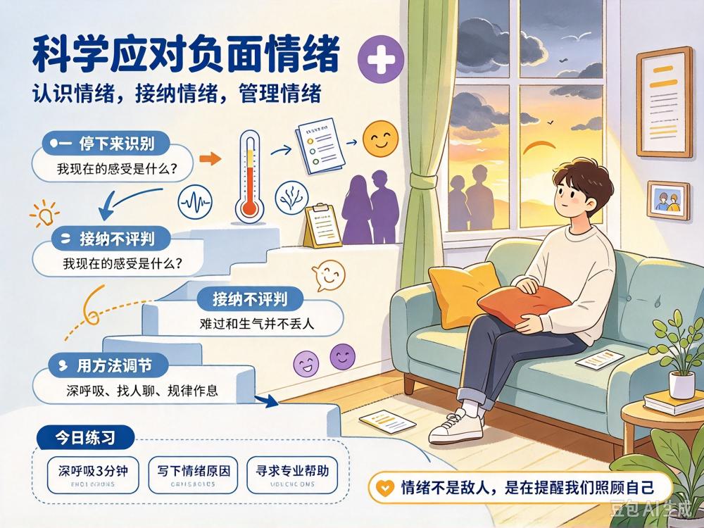 徐州精神科专家黄丽萍提醒：负面情绪也要“悦纳”！越对抗，越痛苦